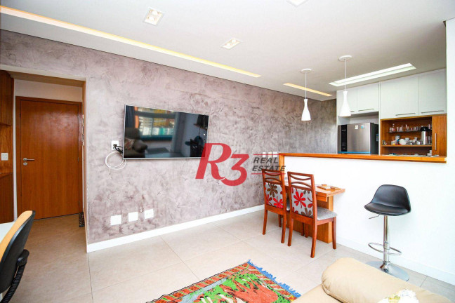 Imagem Apartamento com 1 Quarto à Venda, 58 m² em Boqueirão - Santos Imagem Apartamento com 1 Quarto à Venda, 58 m² em Boqueirão - Santos