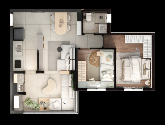 Imagem Apartamento com 2 Quartos à Venda, 54 m² em Vila Prudente - São Paulo