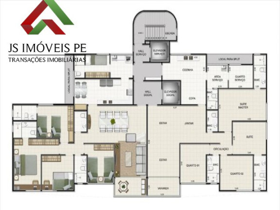 Imagem Imóvel com 4 Quartos à Venda, 136 m² em Pina - Recife