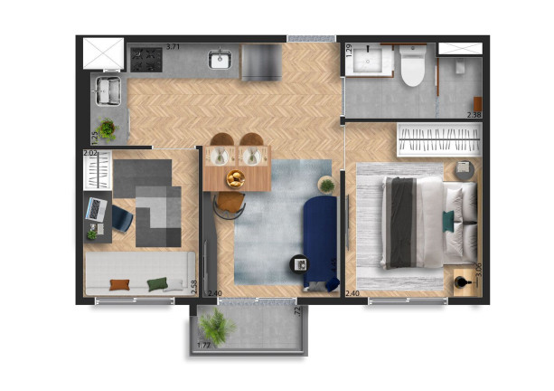 Imagem Apartamento com 2 Quartos à Venda, 35 m² em Vila Romana - São Paulo Imagem Apartamento com 2 Quartos à Venda, 35 m² em Vila Romana - São Paulo