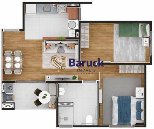 Imagem Apartamento com 2 Quartos à Venda, 58 m² em Centro - Jundiaí