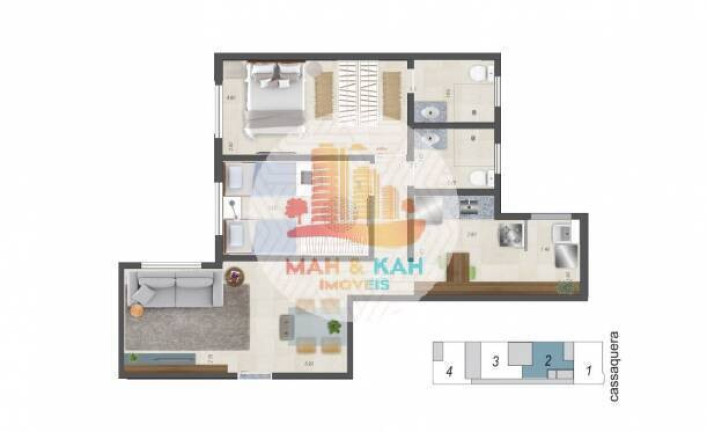 Imagem Apartamento com 2 Quartos à Venda, 65 m² em Barcelona - São Caetano Do Sul Imagem Apartamento com 2 Quartos à Venda, 65 m² em Barcelona - São Caetano Do Sul