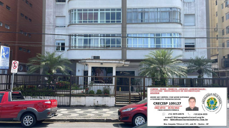 Apartamento com 2 Quartos para Alugar, 68 m² em Boqueirão - Santos