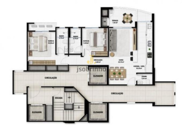 Apartamento com 2 Quartos à Venda, 90 m² em Fazenda - Itajaí
