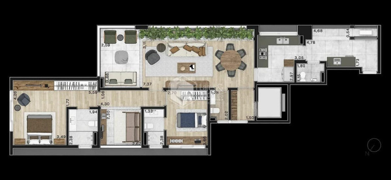 Imagem Apartamento com 2 Quartos à Venda, 137 m² em Pinheiros - São Paulo Imagem Apartamento com 2 Quartos à Venda, 137 m² em Pinheiros - São Paulo