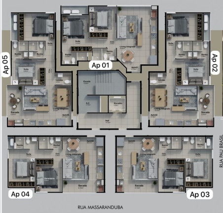 Imagem Apartamento com 2 Quartos à Venda, 62 m² em Tabuleiro - Camboriú