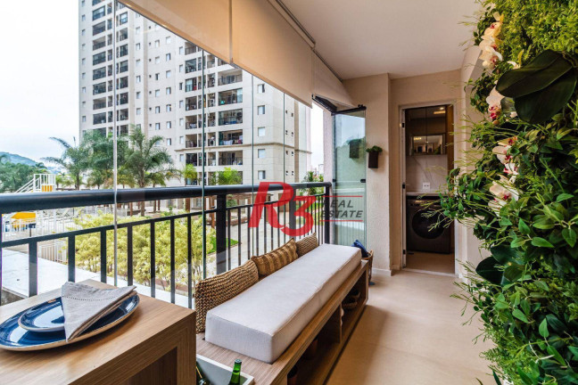 Imagem Apartamento com 2 Quartos para Alugar, 62 m² em Marapé - Santos Imagem Apartamento com 2 Quartos para Alugar, 62 m² em Marapé - Santos