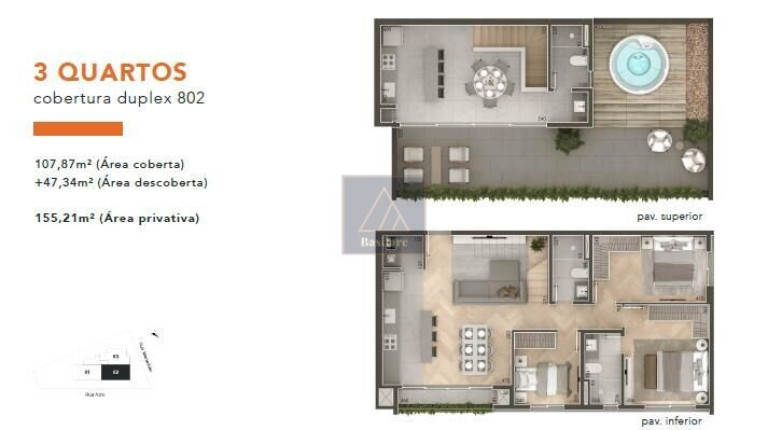 Imagem Apartamento com 2 Quartos à Venda, 72 m² em água Verde - Curitiba