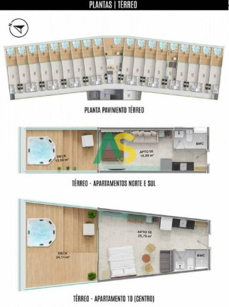Imagem Flat com 1 Quarto à Venda, 22 m² em Porto De Galinhas - Ipojuca