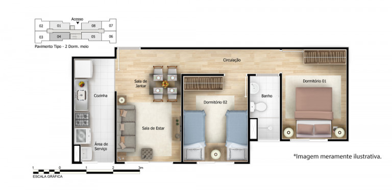 Imagem Apartamento com 2 Quartos à Venda, 41 m² em Jardim São Savério - São Paulo Imagem Apartamento com 2 Quartos à Venda, 41 m² em Jardim São Savério - São Paulo