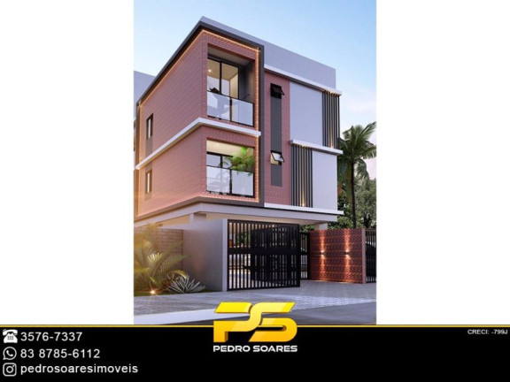 Apartamento com 2 Quartos à Venda, 46 m² em Jardim Cidade Universitária - João Pessoa