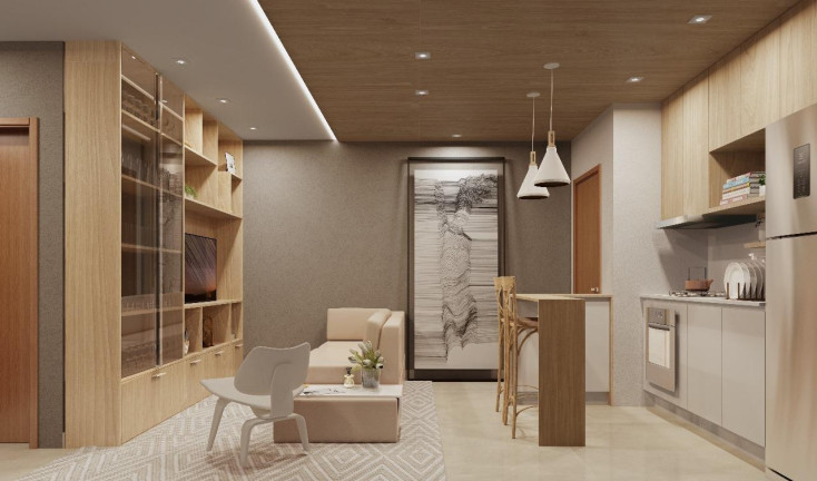 Imagem Apartamento com 2 Quartos à Venda, 52 m² em Pinhais - Pinhais