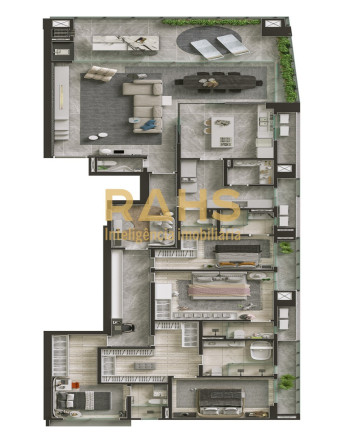 Imagem Apartamento com 4 Quartos à Venda, 219 m² em América - Joinville Imagem Apartamento com 4 Quartos à Venda, 219 m² em América - Joinville