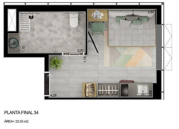 Imagem Imóvel com 2 Quartos à Venda, 46 m² em Vila Mariana - São Paulo