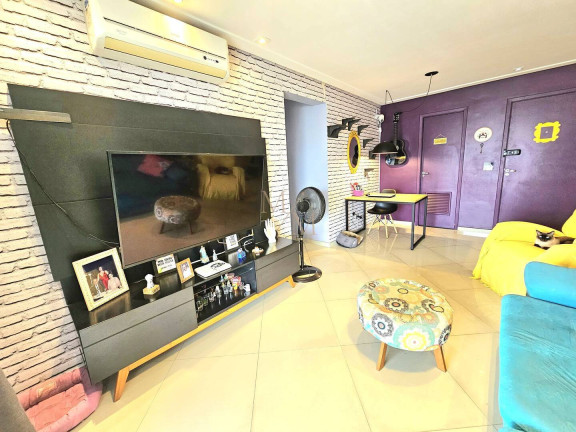 Imagem Apartamento com 3 Quartos à Venda, 111 m² em Encruzilhada - Santos