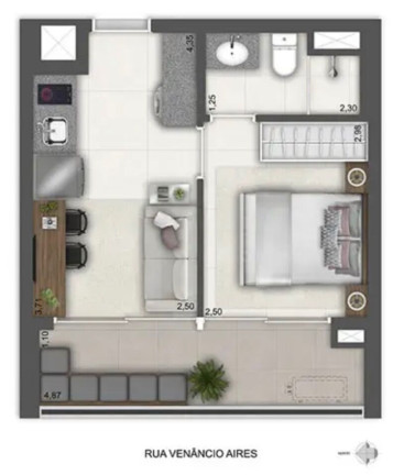 Imagem Apartamento com 1 Quarto à Venda, 31 m² em Pompeia - São Paulo Imagem Apartamento com 1 Quarto à Venda, 31 m² em Pompeia - São Paulo