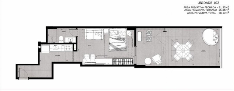 Imagem Apartamento com 1 Quarto à Venda, 58 m² em Rio De Janeiro Imagem Apartamento com 1 Quarto à Venda, 58 m² em Rio De Janeiro