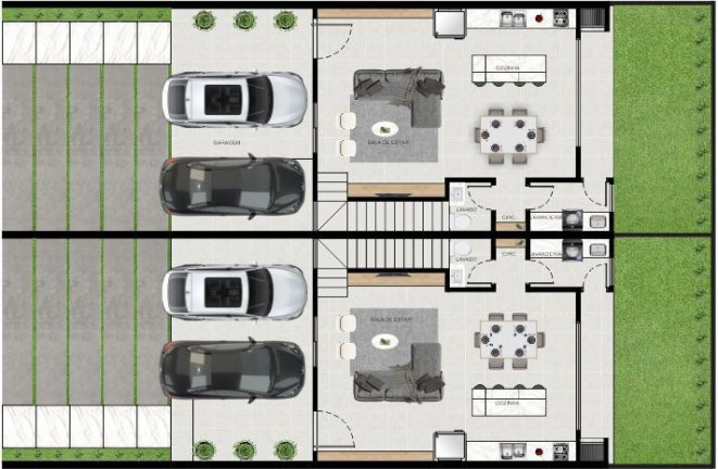 Imagem Sobrado com 3 Quartos à Venda, 186 m² em Glória - Joinville