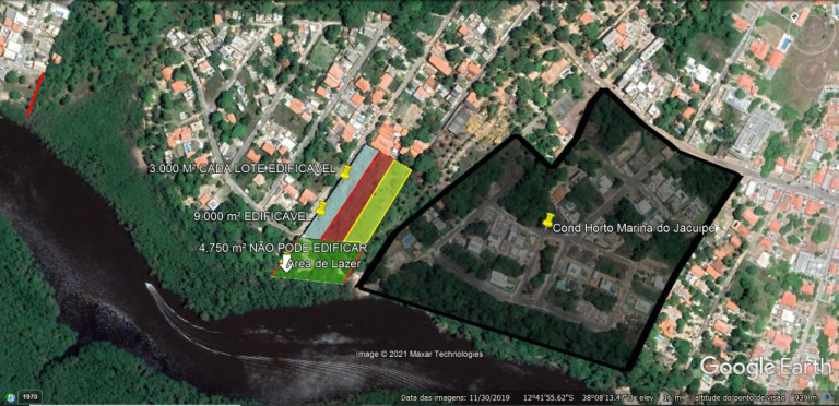 Terreno à Venda, 13.750 m² em Barra Do Jacuípe - Camaçari