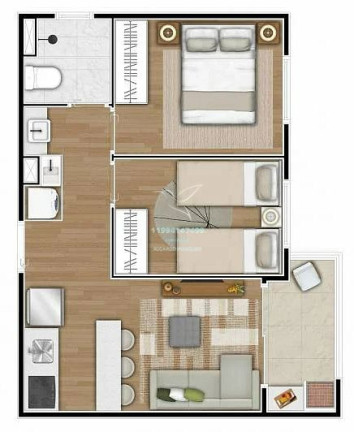 Imagem Apartamento com 2 Quartos à Venda, 39 m² em Panambi - São Paulo Imagem Apartamento com 2 Quartos à Venda, 39 m² em Panambi - São Paulo