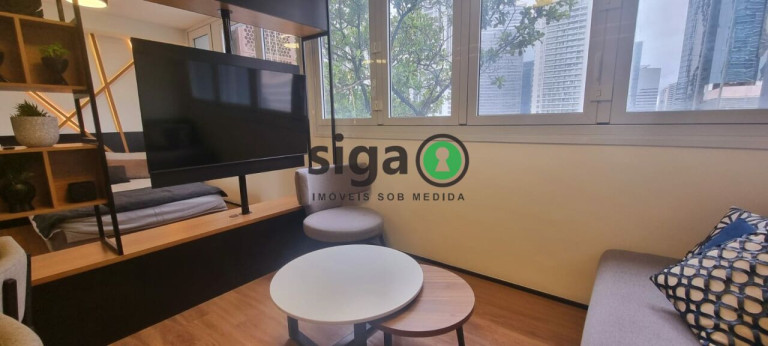 Imagem Apartamento com 1 Quarto para Alugar, 38 m² em Brooklin - São Paulo Imagem Apartamento com 1 Quarto para Alugar, 38 m² em Brooklin - São Paulo