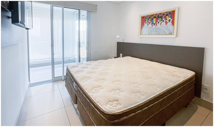 Imagem Apartamento com 1 Quarto para Alugar, 45 m² em Campo Belo - São Paulo