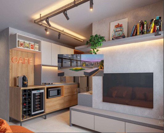 Imagem Apartamento com 1 Quarto à Venda, 17 m² em Brás - São Paulo
