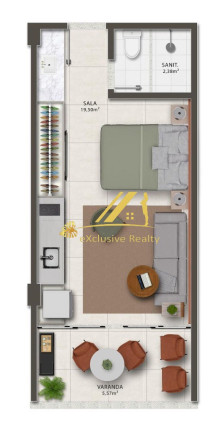 Imagem Imóvel com 1 Quarto à Venda, 30 m² em Rio Vermelho - Salvador Imagem Imóvel com 1 Quarto à Venda, 30 m² em Rio Vermelho - Salvador