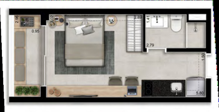 Imagem Apartamento com 1 Quarto à Venda, 45 m² em Jardim Vila Mariana - São Paulo