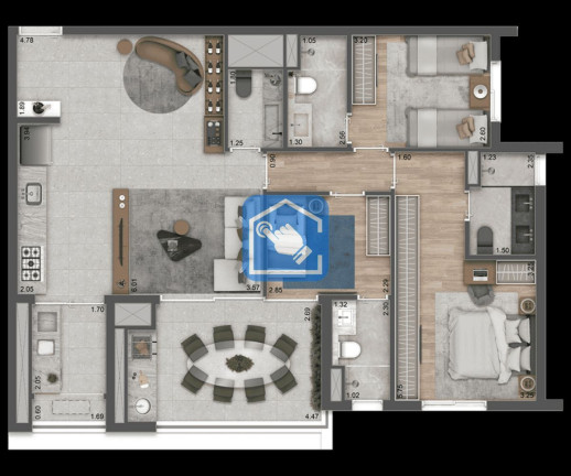 Imagem Apartamento com 3 Quartos à Venda, 135 m² em Vila Santa Catarina - São Paulo Imagem Apartamento com 3 Quartos à Venda, 135 m² em Vila Santa Catarina - São Paulo