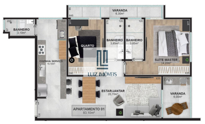Imagem Imóvel com 2 Quartos à Venda, 105 m² em Centro - Três Rios Imagem Imóvel com 2 Quartos à Venda, 105 m² em Centro - Três Rios