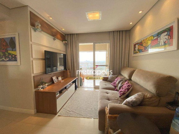 Apartamento com 3 Quartos à Venda, 76 m² em Campestre - Santo André