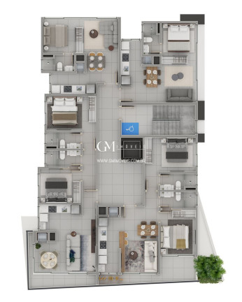 Imagem Apartamento com 2 Quartos à Venda, 72 m² em Praia Da Cal - Torres Imagem Apartamento com 2 Quartos à Venda, 72 m² em Praia Da Cal - Torres