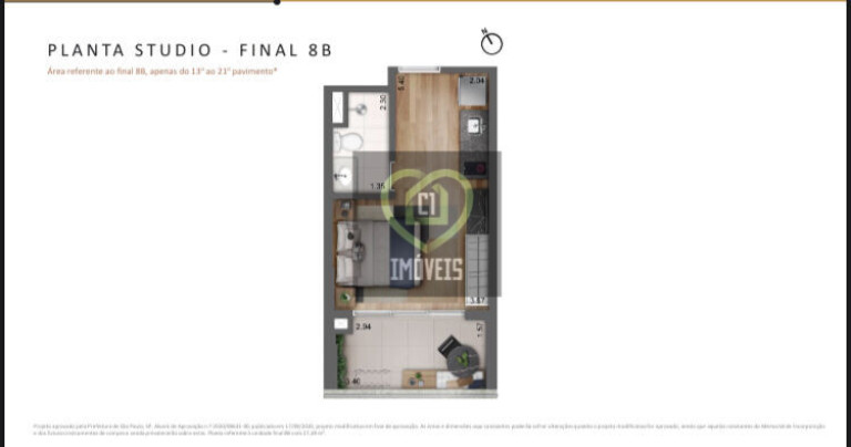 Imagem Imóvel com 1 Quarto à Venda, 26 m² em Pompeia - São Paulo Imagem Imóvel com 1 Quarto à Venda, 26 m² em Pompeia - São Paulo