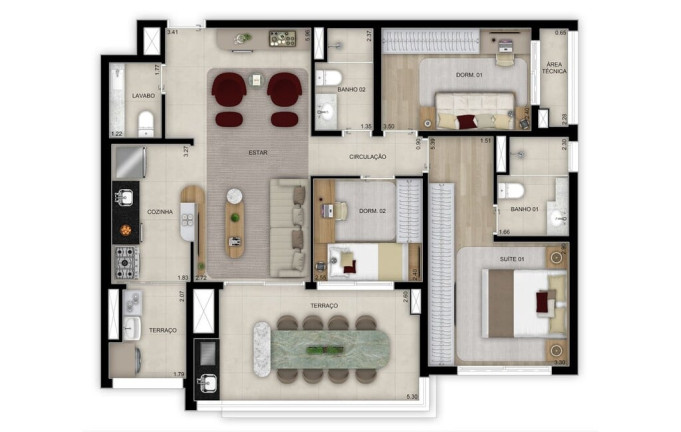 Imagem Apartamento com 4 Quartos à Venda, 184 m² em Santo Amaro - São Paulo Imagem Apartamento com 4 Quartos à Venda, 184 m² em Santo Amaro - São Paulo