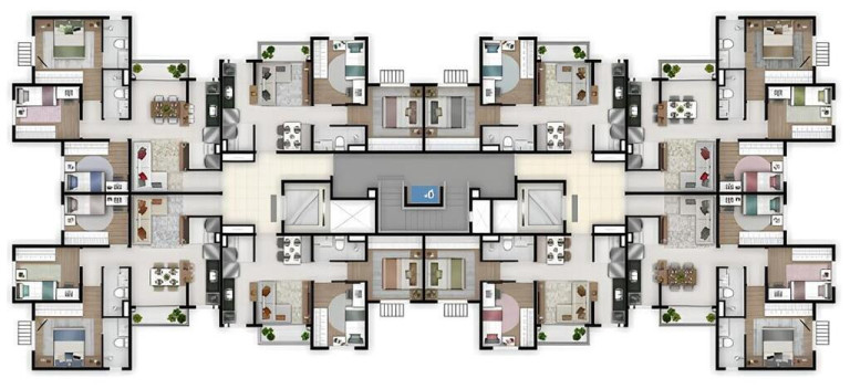 Imagem Apartamento com 3 Quartos à Venda, 61 m² em Chácaras Dona Gê - Goiânia