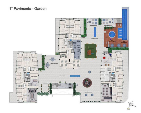 Imagem Apartamento com 3 Quartos à Venda, 100 m² em Samambaia - Brasilia