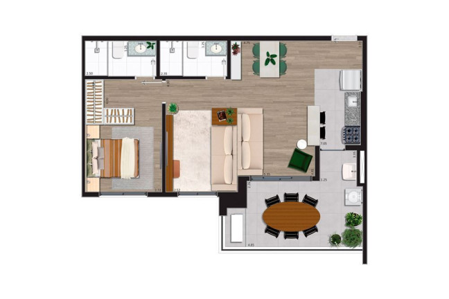 Imagem Apartamento com 2 Quartos à Venda, 69 m² em Campo Belo - São Paulo Imagem Apartamento com 2 Quartos à Venda, 69 m² em Campo Belo - São Paulo