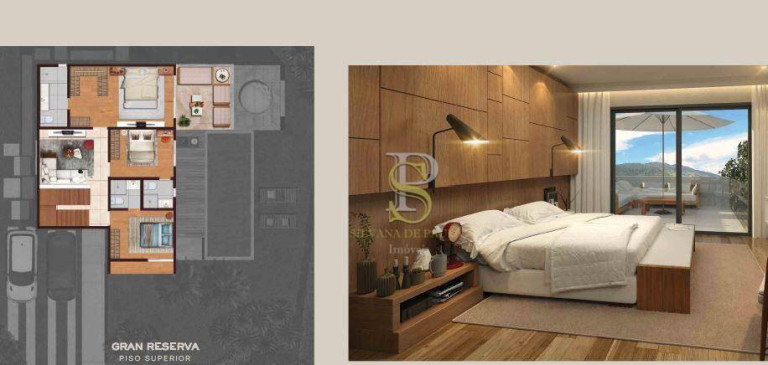 Imagem Casa com 3 Quartos à Venda, 195 m² em Residencial La Reserva Ii - Atibaia Imagem Casa com 3 Quartos à Venda, 195 m² em Residencial La Reserva Ii - Atibaia