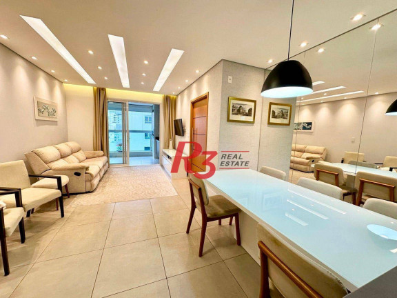 Imagem Apartamento com 3 Quartos à Venda, 110 m² em Boqueirão - Santos