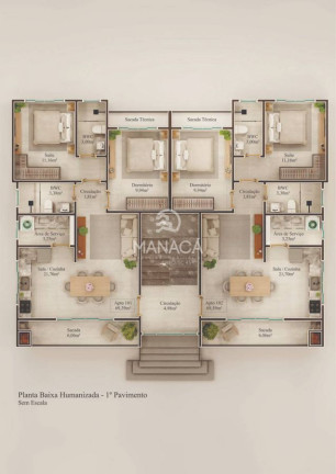 Imagem Apartamento com 2 Quartos à Venda, 69 m² em São Cristóvão - Barra Velha