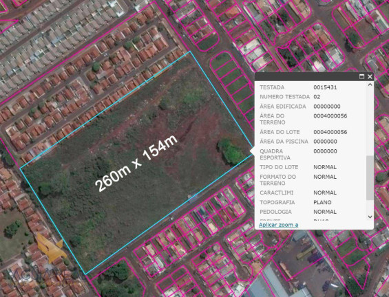 Imóvel à Venda, 40.000 m² em Morada Verde - Campo Grande