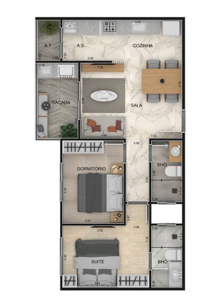 Imagem Apartamento com 2 Quartos à Venda, 59 m² em Guilhermina - Praia Grande Imagem Apartamento com 2 Quartos à Venda, 59 m² em Guilhermina - Praia Grande