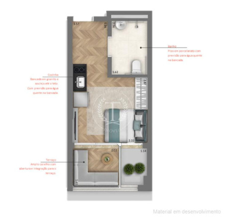 Imagem Apartamento com 1 Quarto à Venda, 26 m² em Vila Clementino - São Paulo