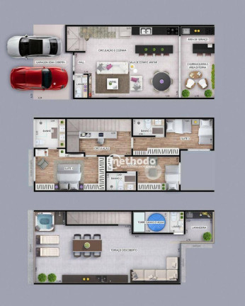 Imagem Casa com 3 Quartos à Venda, 173 m² em Taquaral - Campinas Imagem Casa com 3 Quartos à Venda, 173 m² em Taquaral - Campinas