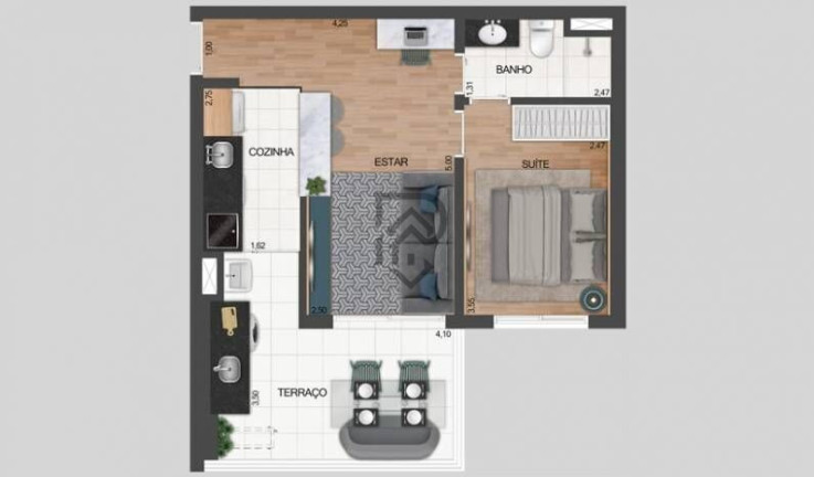 Imagem Apartamento com 1 Quarto à Venda, 49 m² em Pinheiros - São Paulo