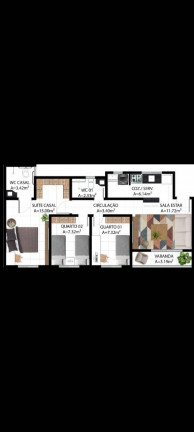 Imagem Apartamento com 3 Quartos à Venda, 57 m² em Couto Fernandes - Fortaleza