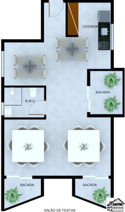 Imagem Apartamento com 2 Quartos à Venda, 56 m² em Jardim Nordeste - São Paulo