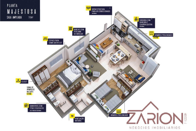 Imagem Apartamento com 3 Quartos à Venda, 55 m² em Vila Industrial - São José Dos Campos Imagem Apartamento com 3 Quartos à Venda, 55 m² em Vila Industrial - São José Dos Campos