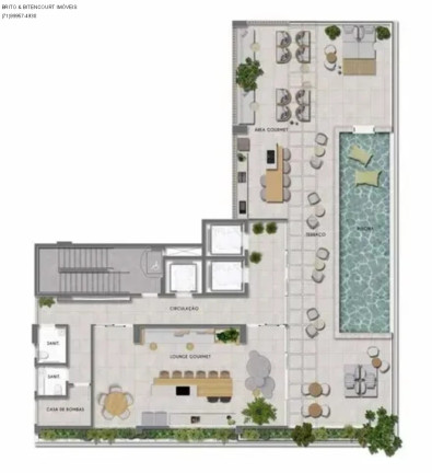 Imagem Imóvel com 1 Quarto à Venda, 37 m² em Barra - Salvador Imagem Imóvel com 1 Quarto à Venda, 37 m² em Barra - Salvador